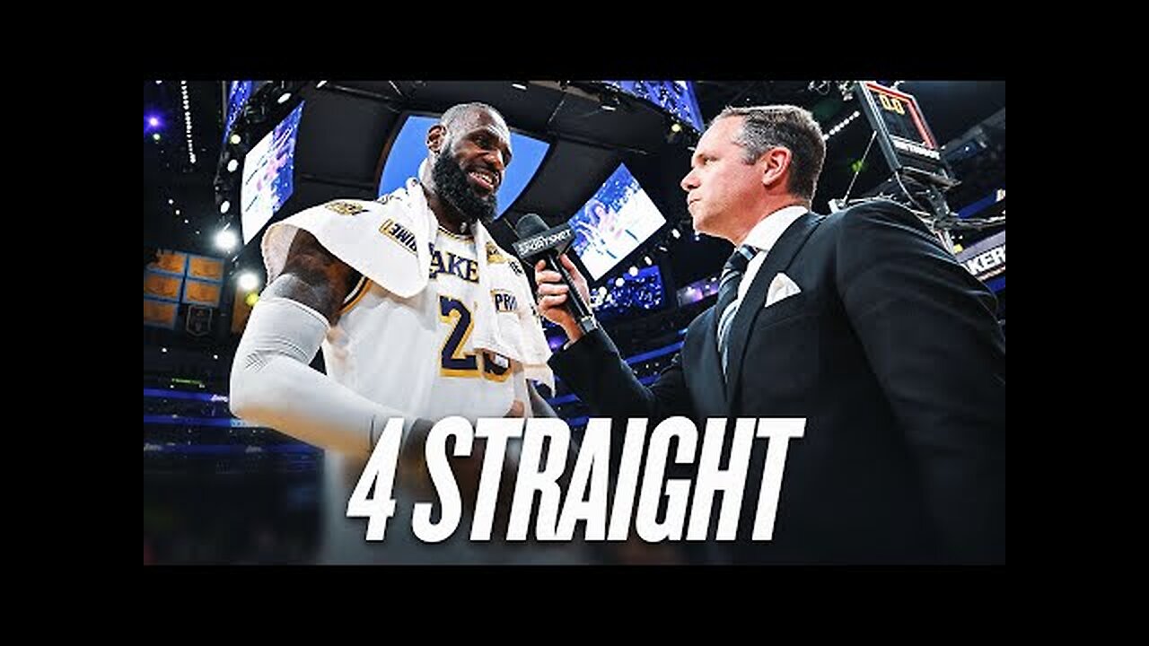 LeBron Has Recorded 4 Consecutive Triple-Doubles
