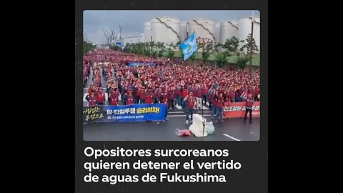 Líder opositor surcoreano pedirá ayuda para detener el vertido de agua de Fukushima al Pacífico