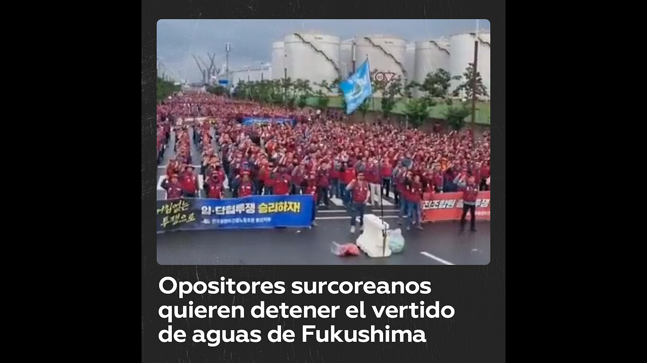 Líder opositor surcoreano pedirá ayuda para detener el vertido de agua de Fukushima al Pacífico