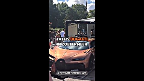 Andrew Tate's Bugatti Chiron In Zoetermeer