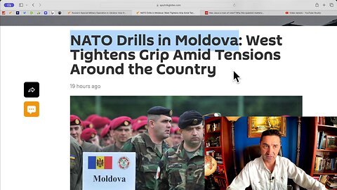 NATO drills in Moldova close to the Russians in Transnistria [Pridnestrovie] region