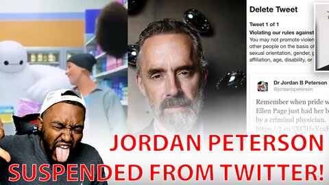Jordan Peterson SUSPENDED From Twitter And Disney Pushes Men Having Periods On In New Kids Show!