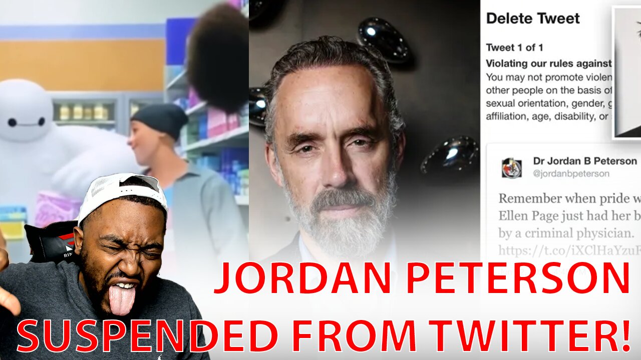 Jordan Peterson SUSPENDED From Twitter And Disney Pushes Men Having Periods On In New Kids Show!