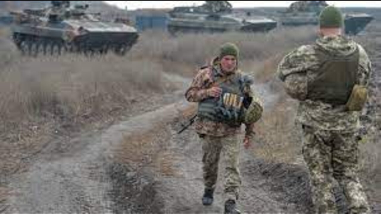 The beginning of the war in Ukraine. February 2022