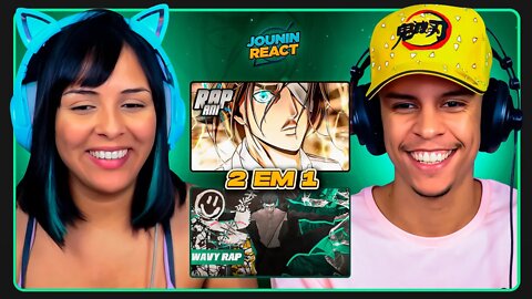 2 EM 1 - RAP DO EREN | AniRap & ARU | [React em Casal] 🔥