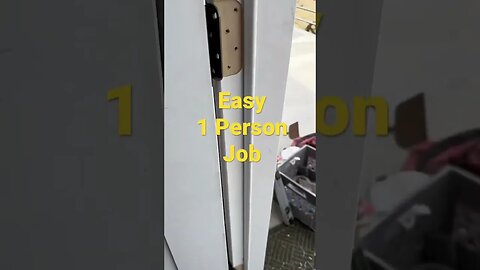 Door Install 1 Man #diy#doors #handyman