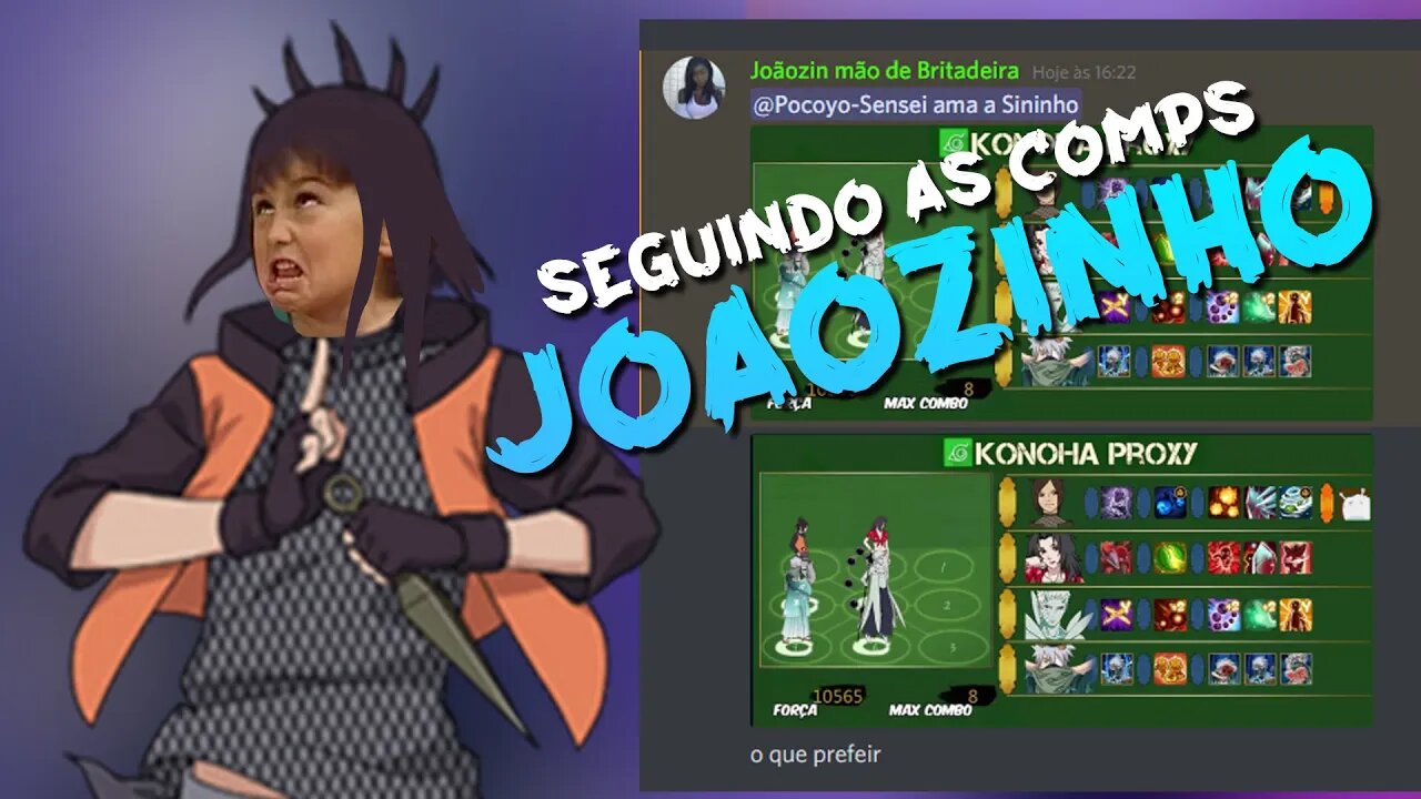 Comps de Naruto Online feitas pelo Joãozinho da quebrada #Deubom #NarutoOnline