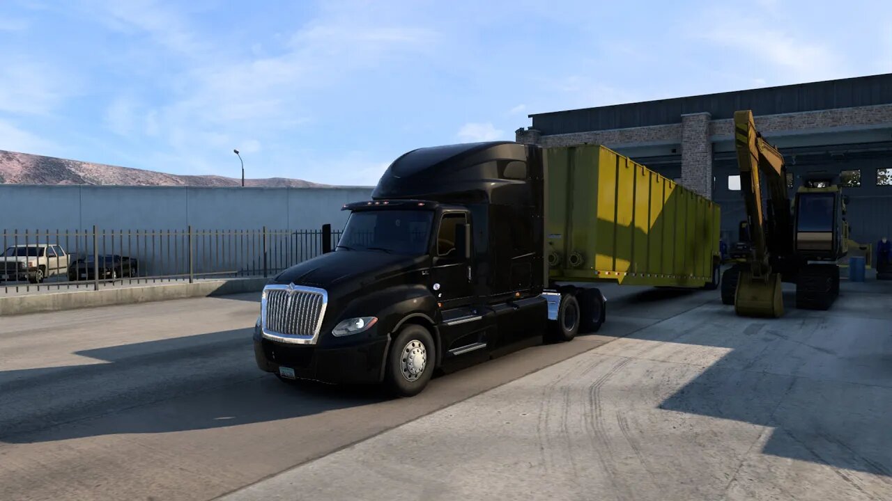 ATS Gameplay | International LT | Kingman AZ to Barstow CA | Cargo - Frac Tank 8,220lb