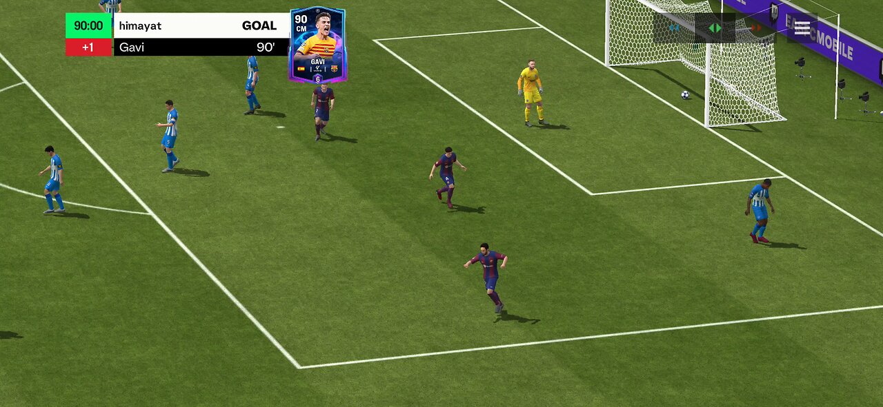 amazing goal by gavi barca