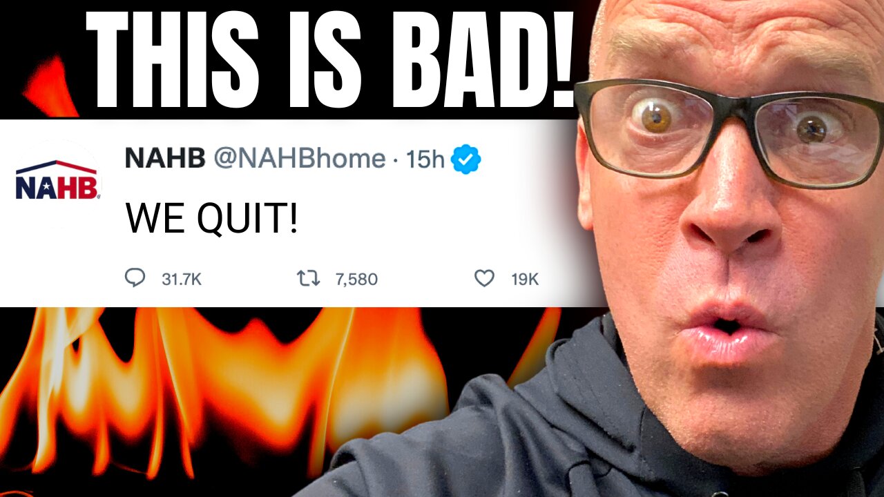 Housing Market Alert: New Home Builders Hit the Brakes! (inflation's crash?)
