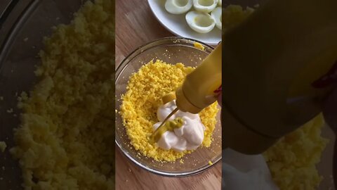 how to make deviled eggs? keto diet for beginners #shorts #keto