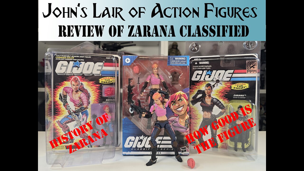 Review of G.I. Joe Classified Cobra Dreadnok's Zarana Zartan sister