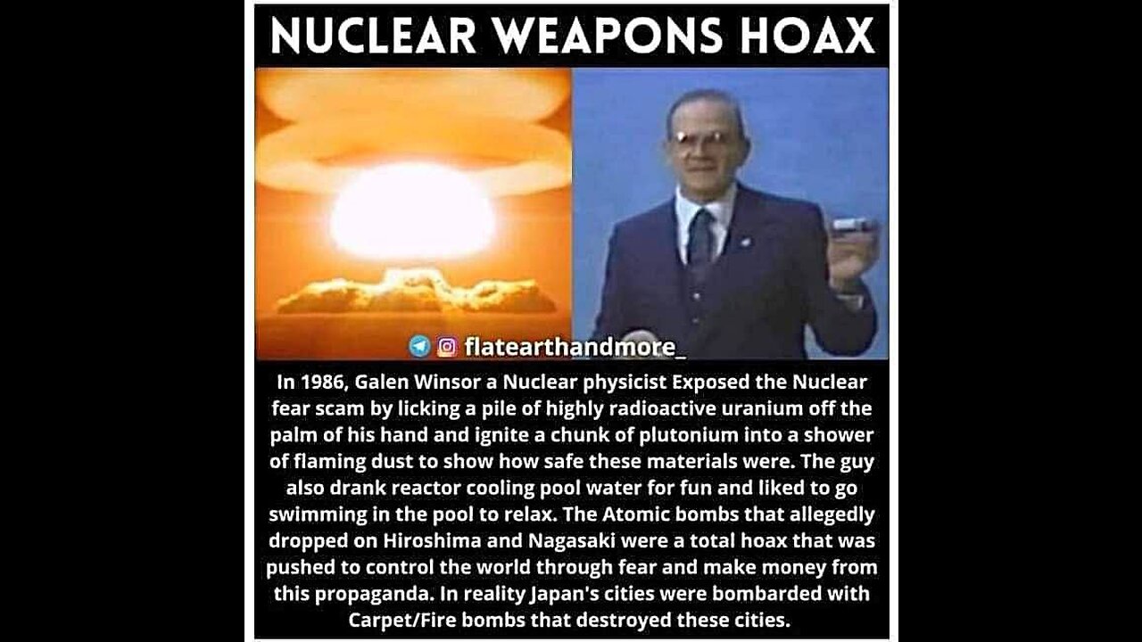 Galen Winsor Eats Uranium !!!!