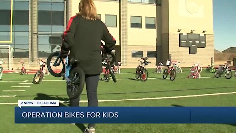 Operation Bikes For Kids underway in Owasso