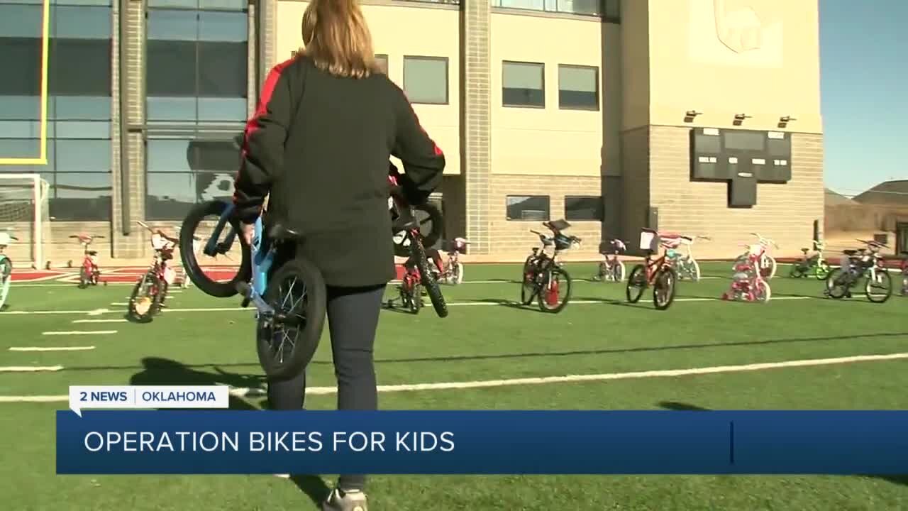 Operation Bikes For Kids underway in Owasso