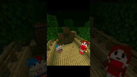 friday night funkin no minecraft 😱😱😱😱😱😱😱😱😨😨😨😨#fridaynightfunkin #minecraft #shorts
