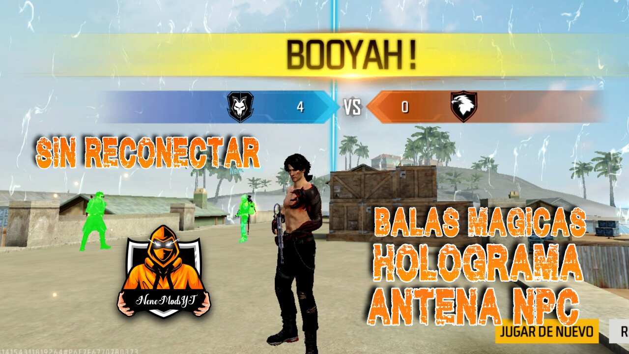 OBB Actualizado Balas Mágicas + Holograma + Antena NPC // Free Fire 2023