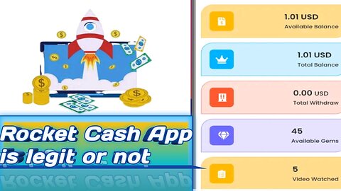 Is the Rocket Cash App legit or not? Whether you should work on it!!!