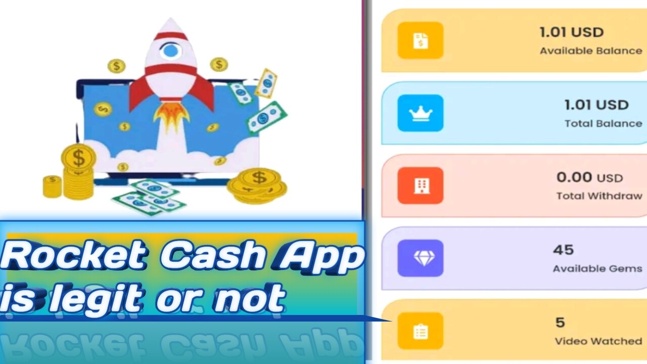 Is the Rocket Cash App legit or not? Whether you should work on it!!!