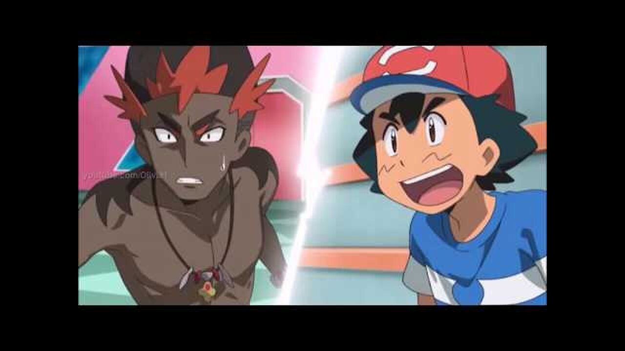 Brock's Mega Steelix vs Kiawe's Turtonator English Subs