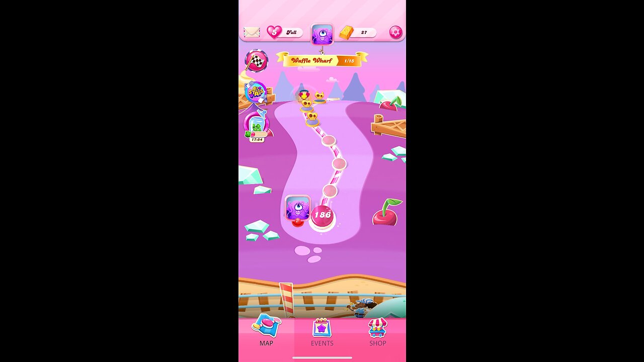 Candy Crush Saga Level 186