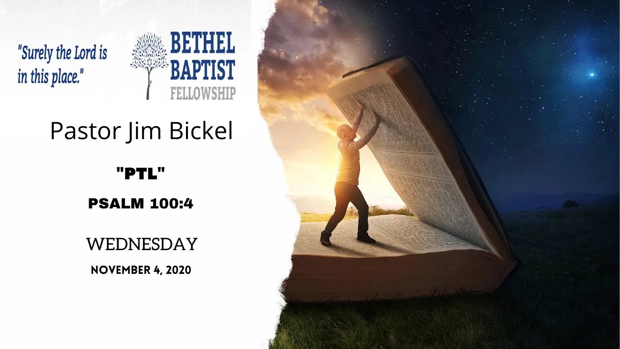 "PTL" - Wednesday Night Service 7:30 PM
