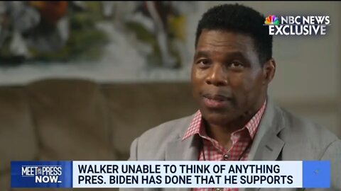Herschel Walker Hilariously Names 1 Thing Biden Has Done That He Supports