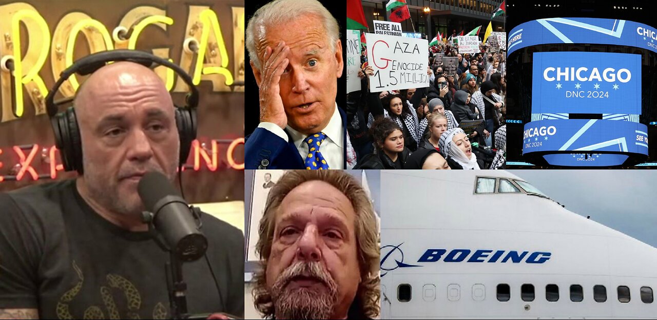 Activists VS Biden & Lawsuit Against Chicago, Boeing Whistleblower, Joe Rogan Calling Out War