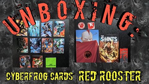 Unboxing: Cyberfrog Trading Cards & Red Rooster