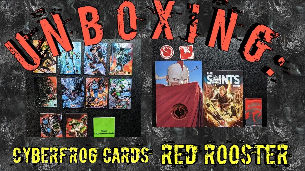 Unboxing: Cyberfrog Trading Cards & Red Rooster