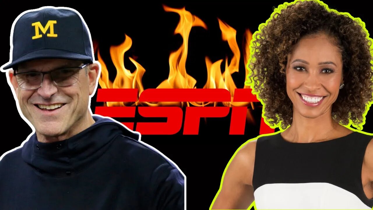 ESPN's Sage Steele BACKS Wolverines Coach Jim Harbaugh On PRO LIFE STANCE!