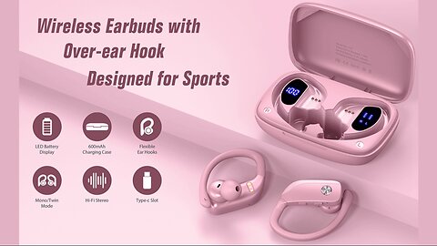 bmanl Wireless Earbuds Bluetooth Headphones