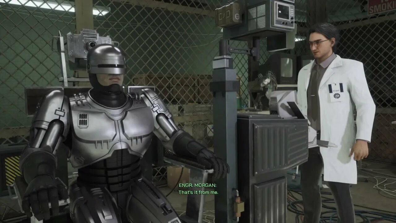 Robocop: Rogue City - Regrouping: Go To Holding Cell For Evaluation "Dr Blanche Distressed" Gameplay