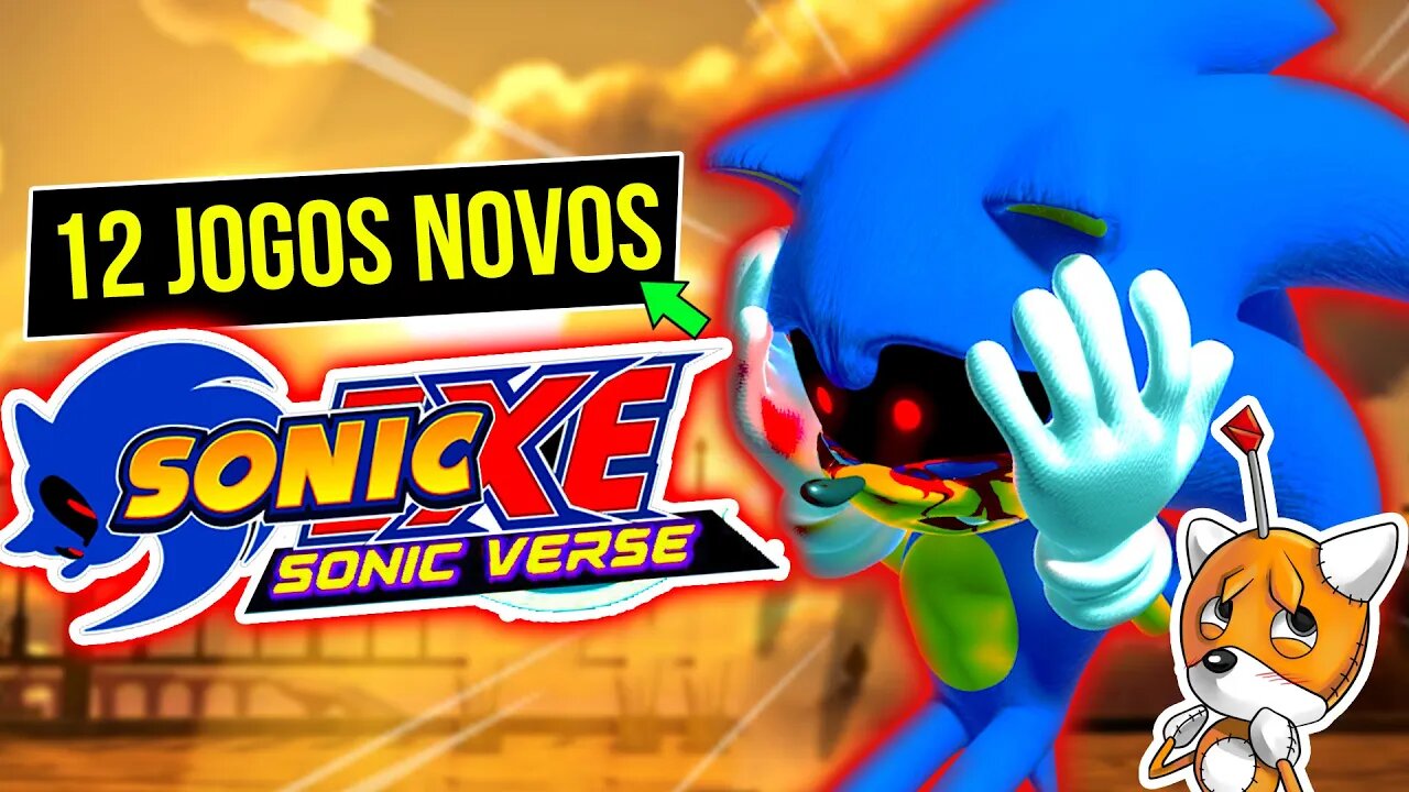 SONIC EXE virou OFICIAL nos jogos do SONIC 😯| SONICVERSO