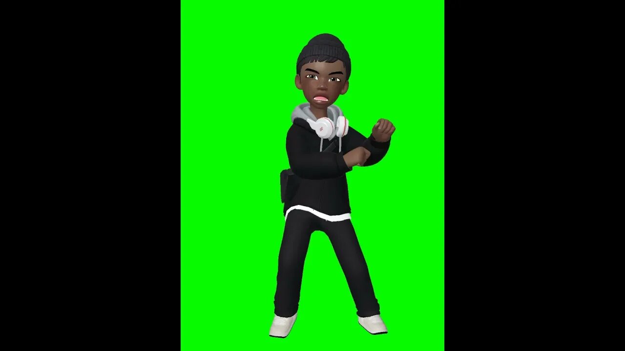 Vídeo de Animação - Avatar dançando - Chroma Key - Green Screen