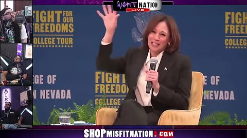 Kamala Harris Repeats Awkward Lines At 2 Different Events | Laughs at the Same Joke