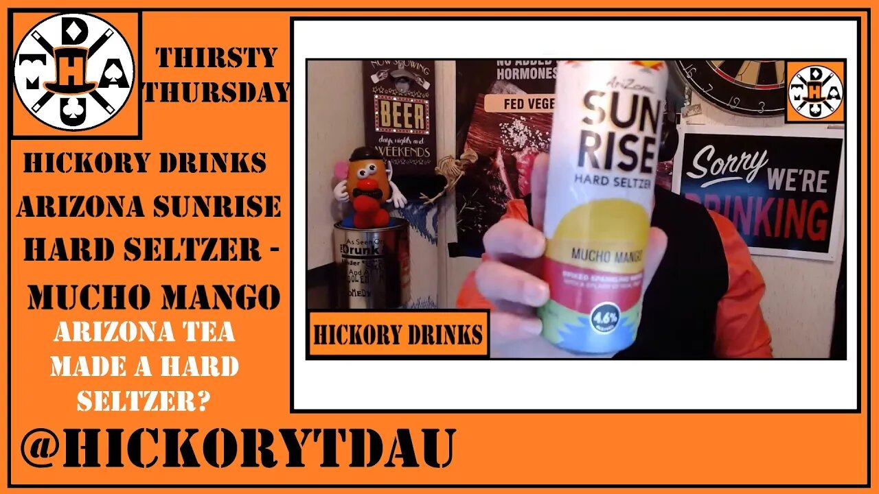 Arizona Tea Hard Seltzer Arizona Sunrise Mucho Mango Thirsty Thursday Hickory Drinks