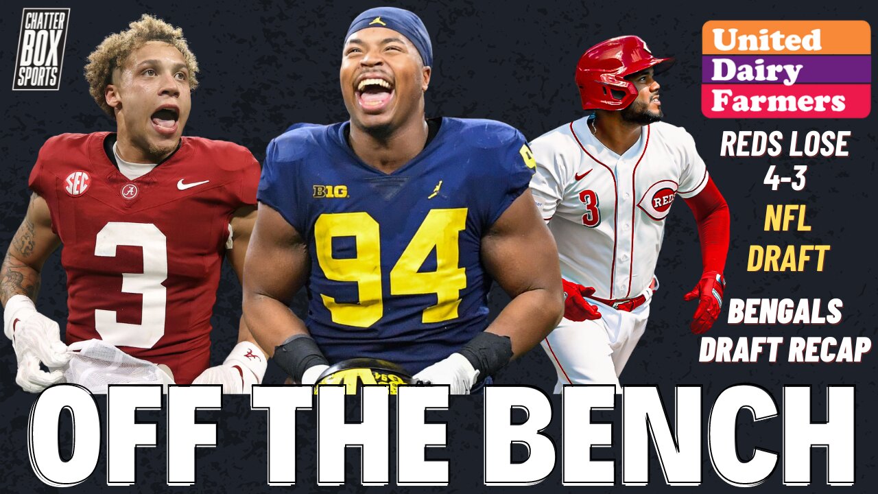 NFL Draft Re-cap. Cincinnati Bengals BIG Risk. Reds Lose series to Rangers | OTB Presented By UDF