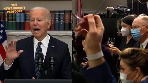 "You are convinced that Putin is going to invade?" Biden: "Yes." Press laughs after he leaves.