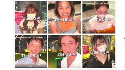 🟨街頭訪問日本的年青人， 第二次世界大戰是那個國家轟炸珍珠港；答案竟然是...🟨