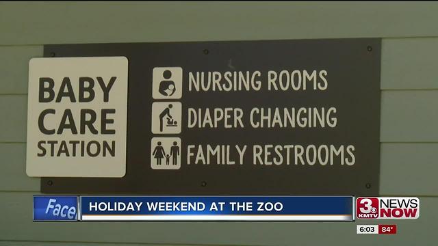 Busy holiday weekend at the zoo