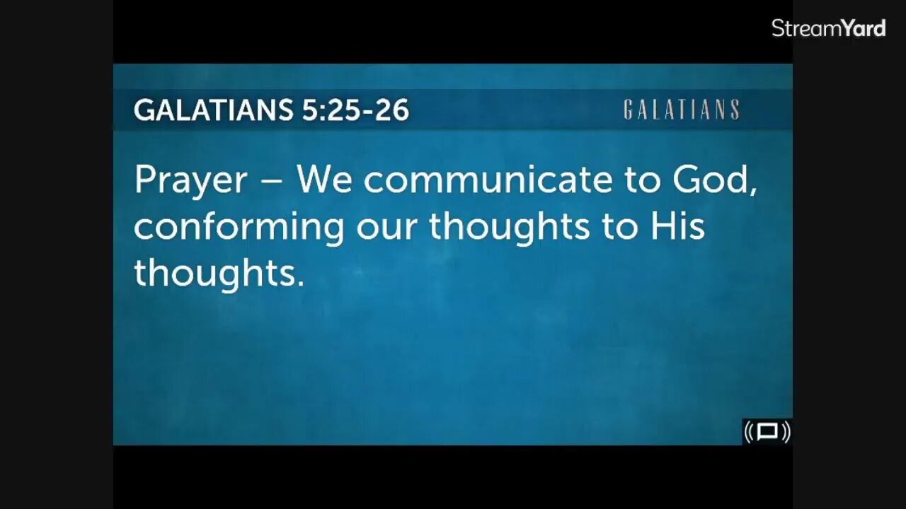 Galatians 44 - Galatians 5:22-25