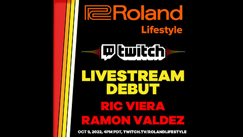 Roland Lifestyle Twitch Debut w/ Ric Viera, Ramon Valdez (10/09/2022)