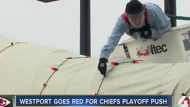 Westport goes red for Chiefs playoff push