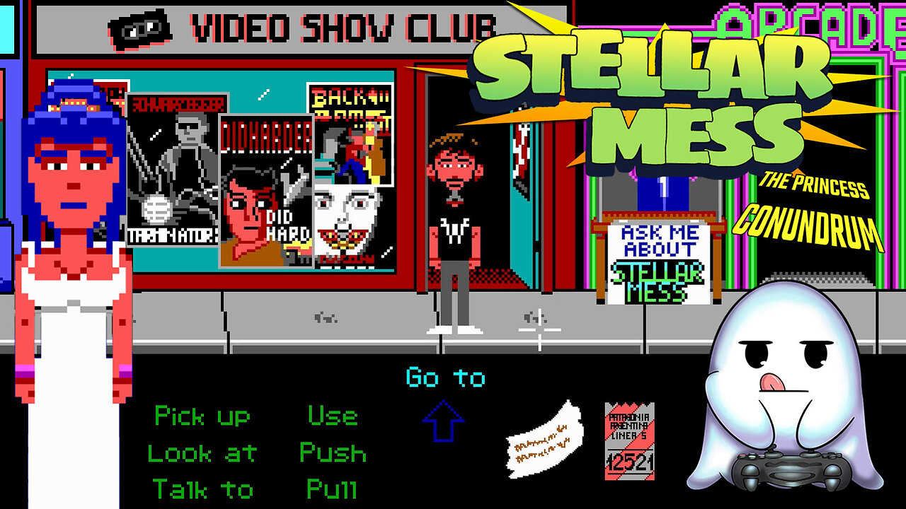 Stellar Mess: The Princess Conundrum - Nerds & Space Conspiracies (Retro Point-&-Click Adventure)