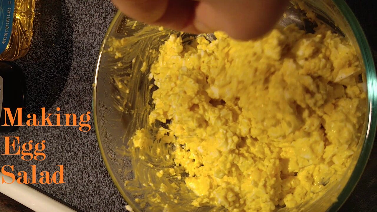 Making Egg Salad-Big Item This Week In My Meal Plan