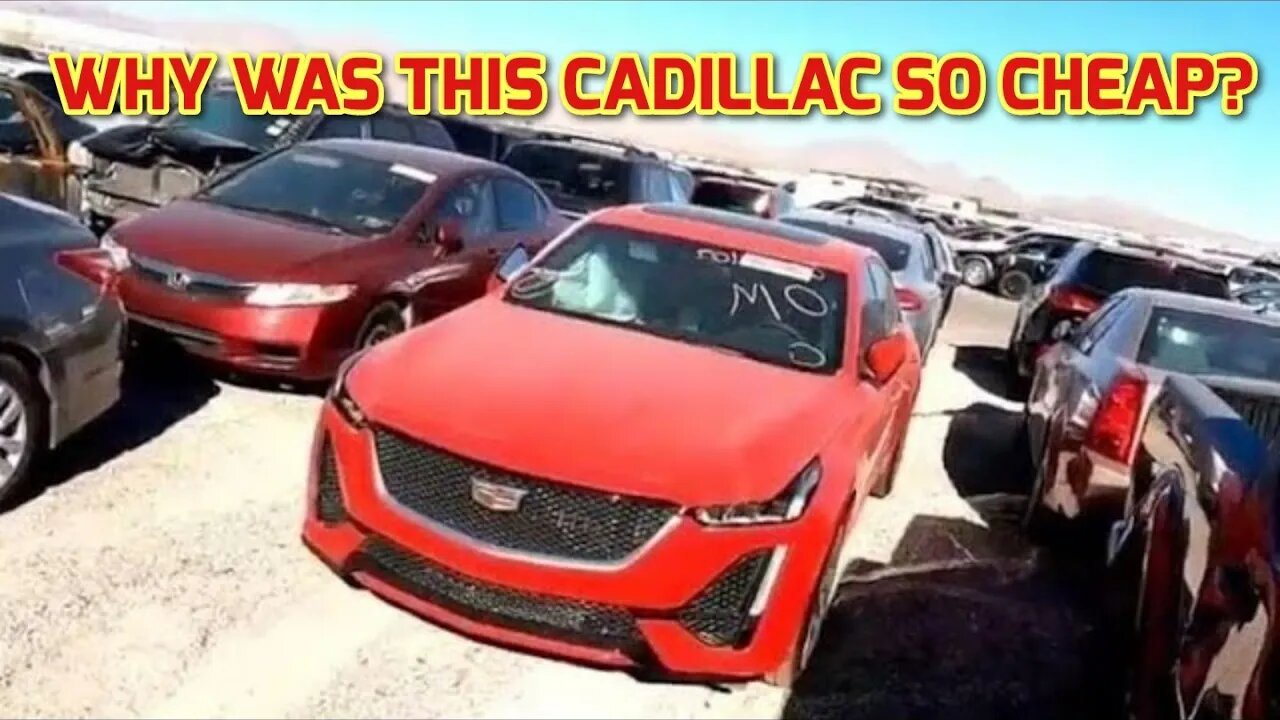 This Cadillac Was Insanely Cheap At Auction Copart Walk Around