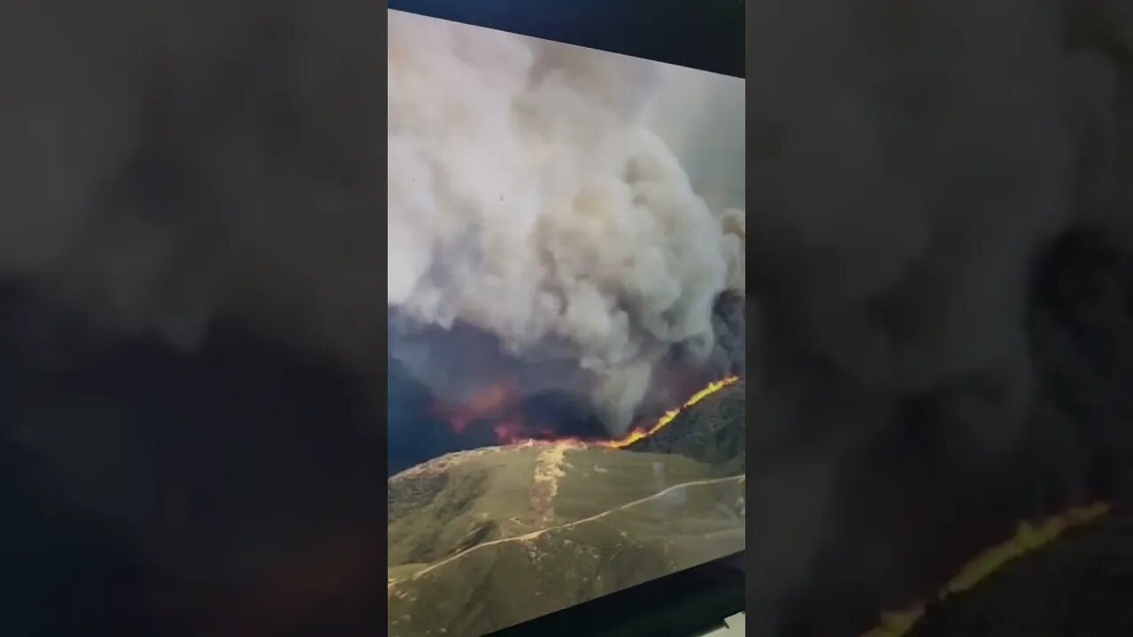 Route Fire Going Out Of Control