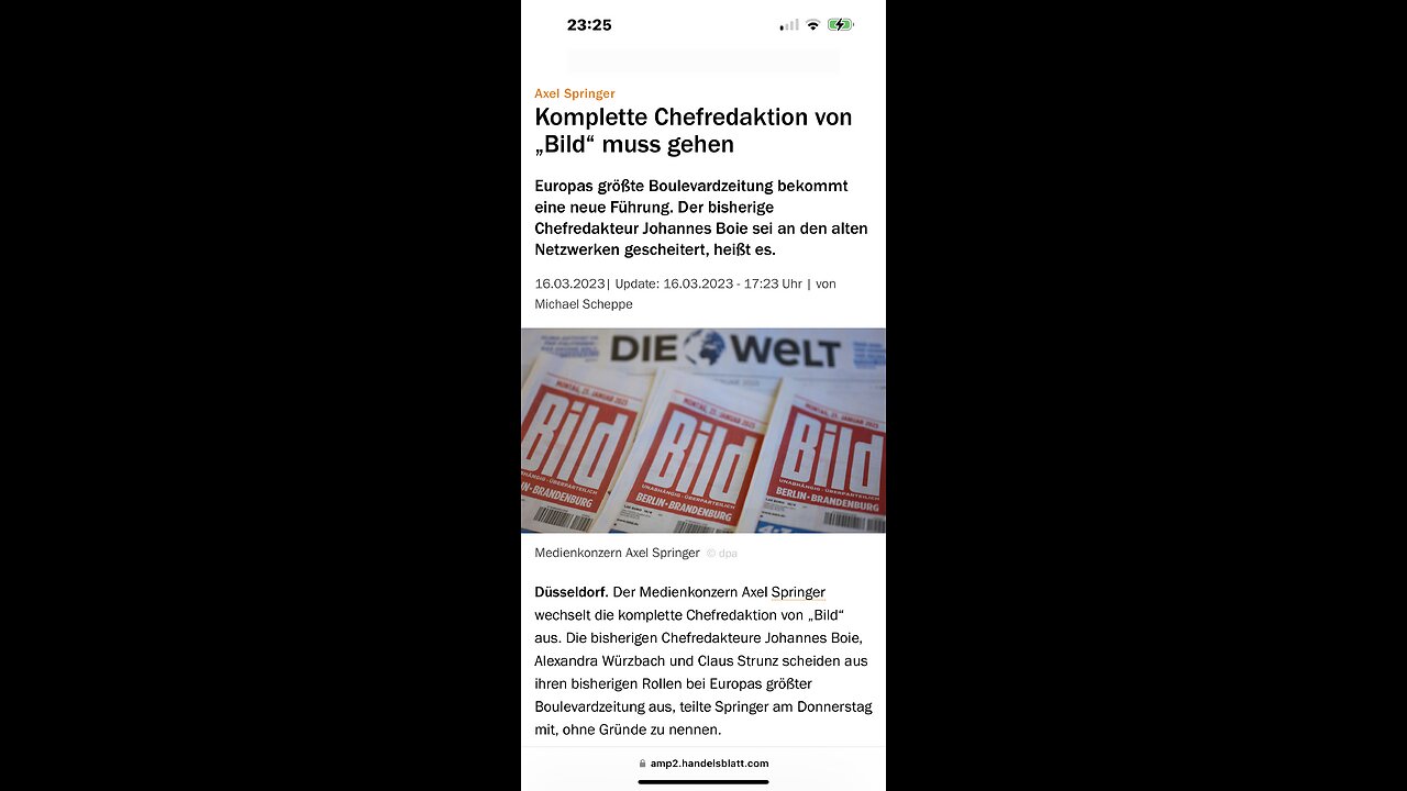 Bild wird wieder systemkonform