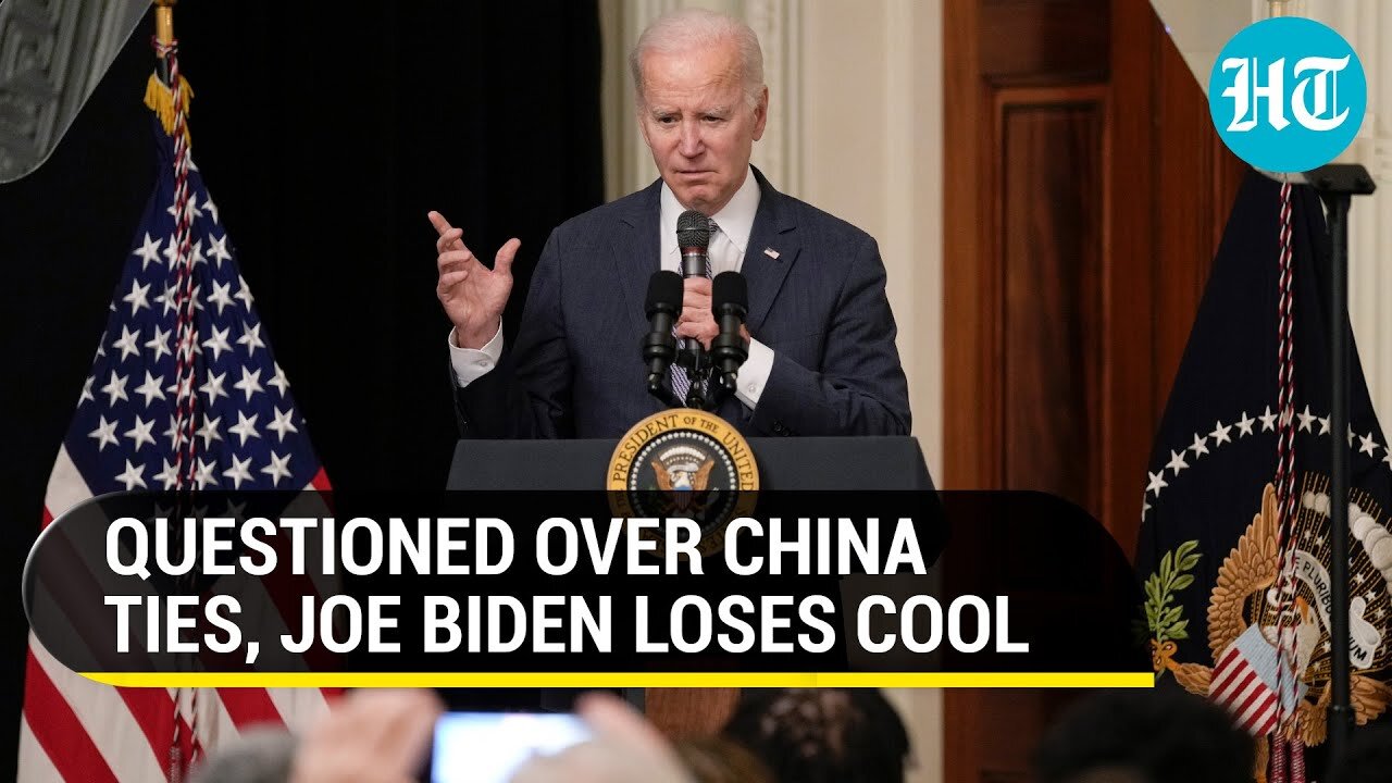 Give me a break, man!': Biden loses cool over question on business ties with China